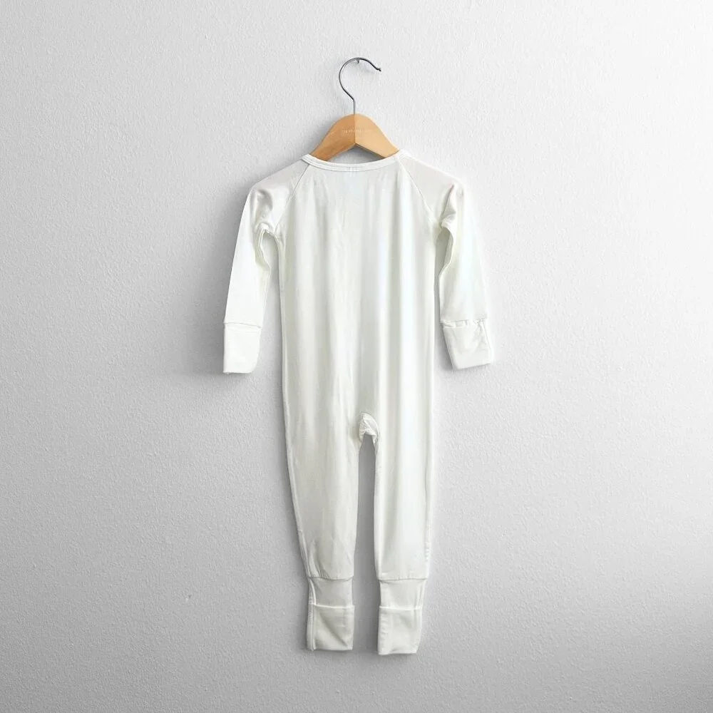 NWT Cute Baby Sleep N' Play Soft Bamboo Pajamas One-piece Bodysuits Set 18-24M